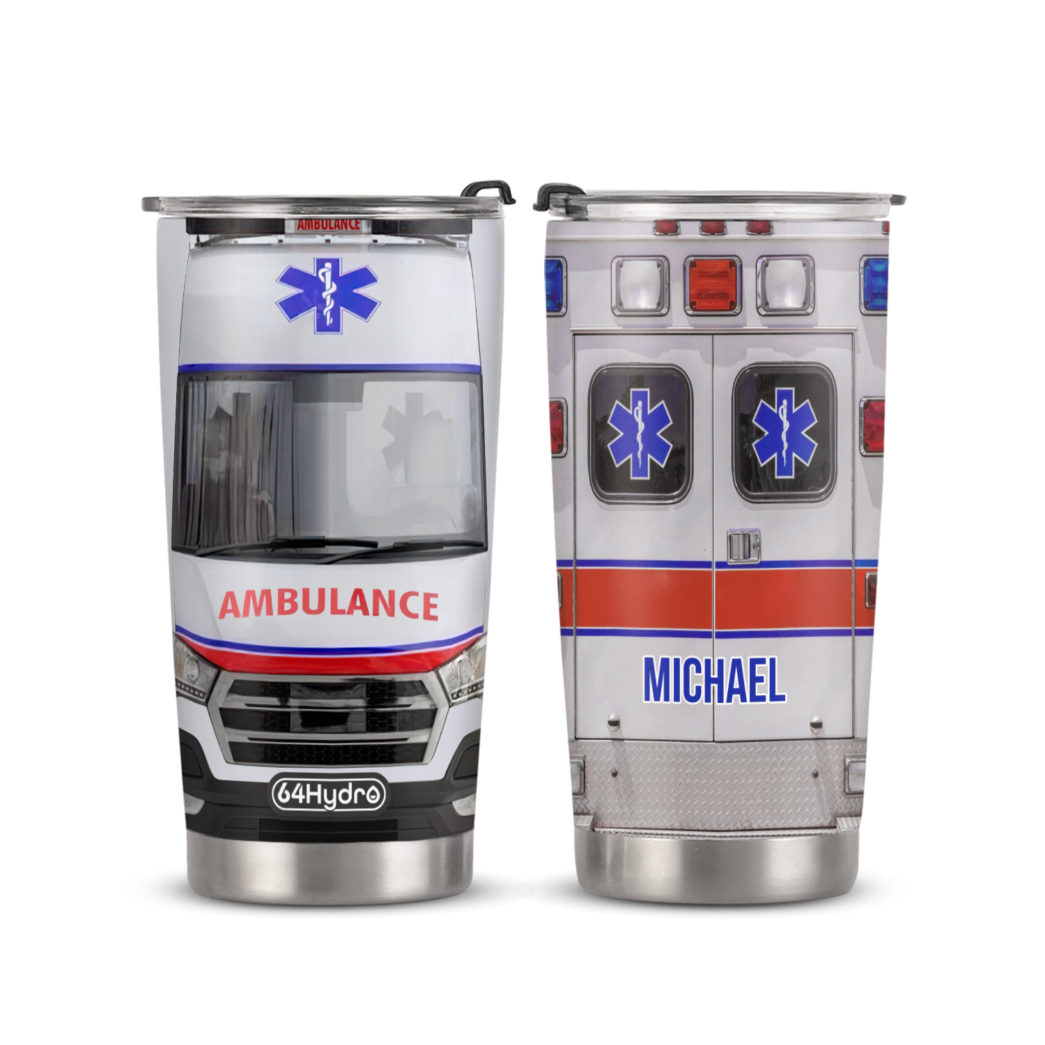 Ambulance Car ANRZ04113393BQ Stainless Steel Tumbler