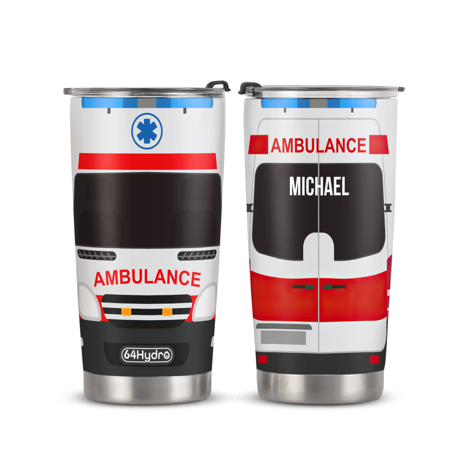 Ambulance Van ANRZ04116867WJ Stainless Steel Tumbler