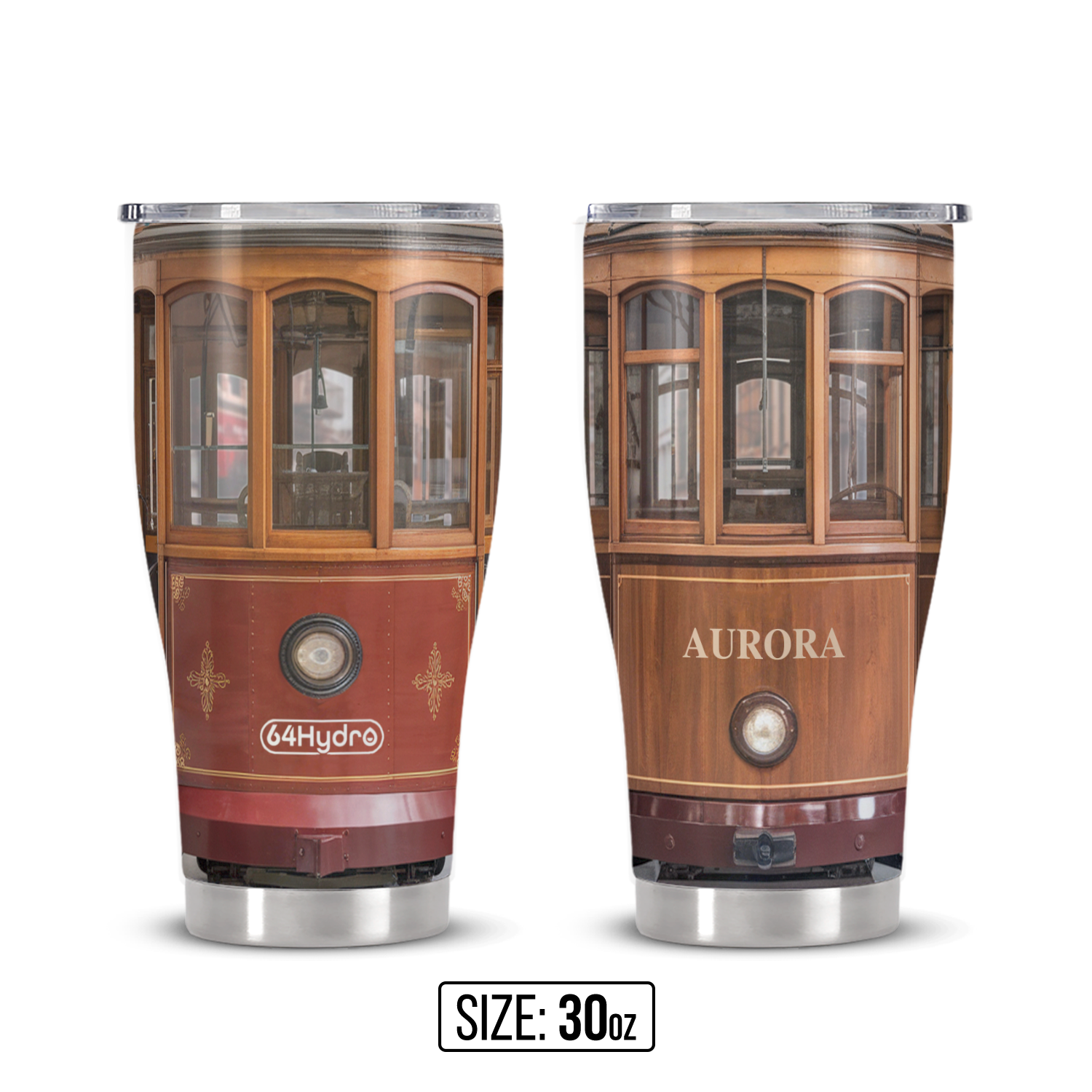 Old Vintage Tram ANRZ04114855OS Stainless Steel Tumbler