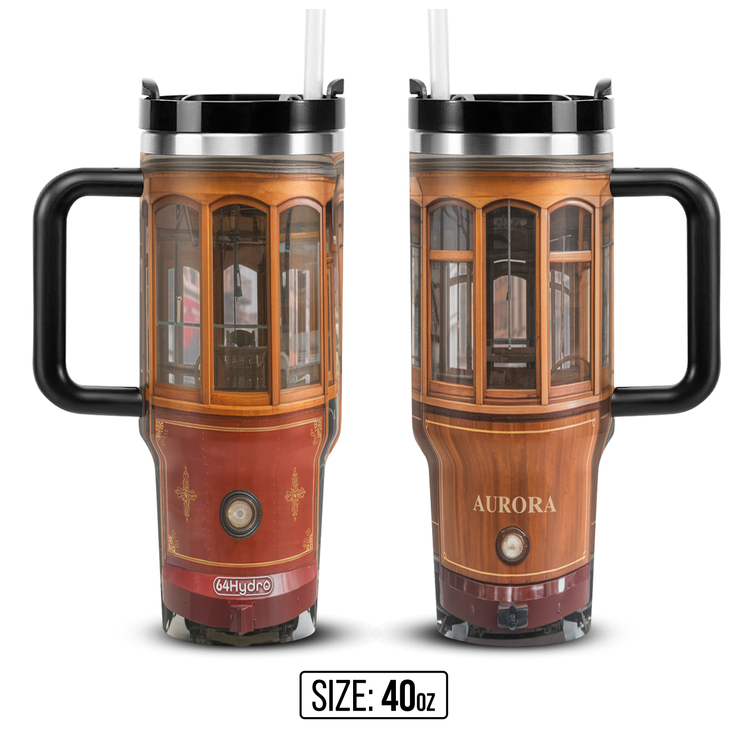 Old Vintage Tram ANRZ04114855OS Stainless Steel Tumbler
