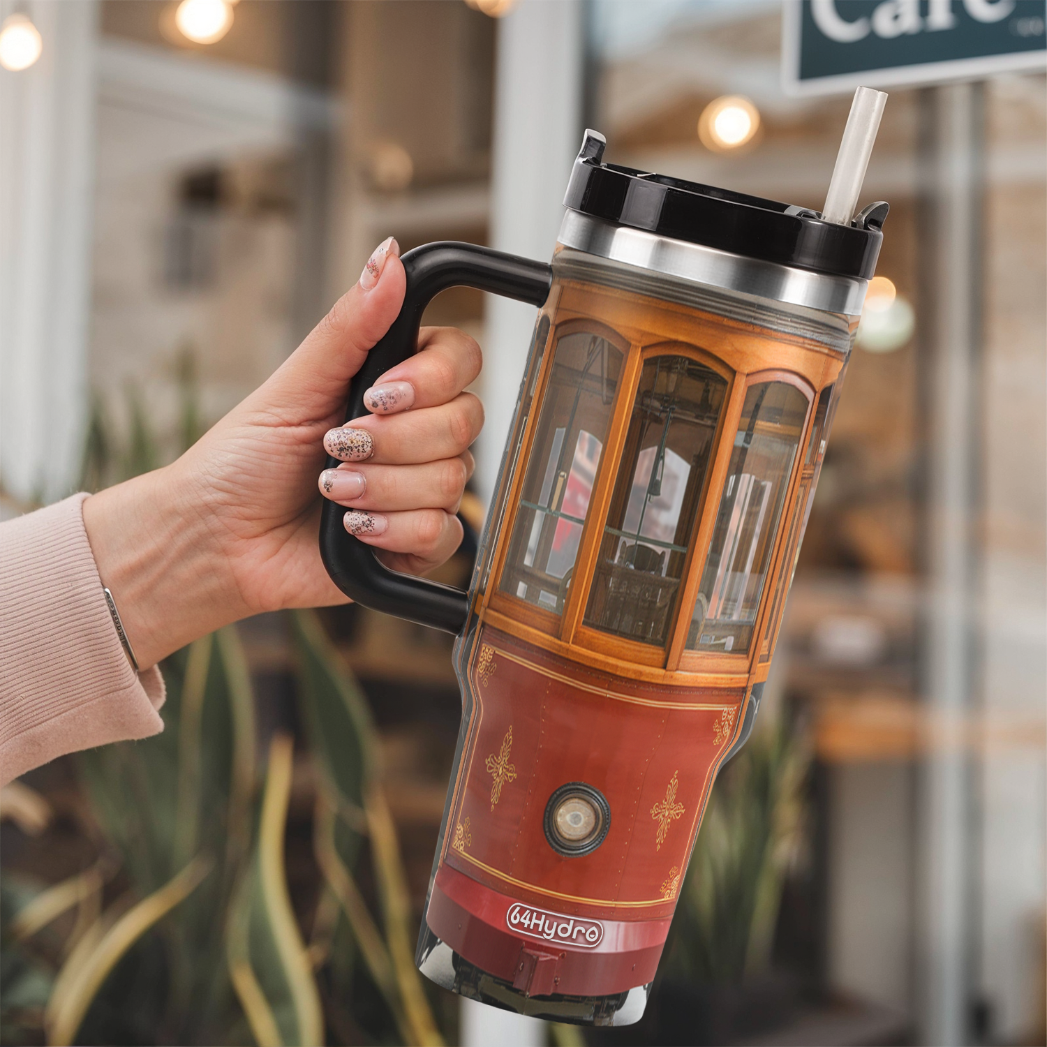 Old Vintage Tram ANRZ04114855OS Stainless Steel Tumbler