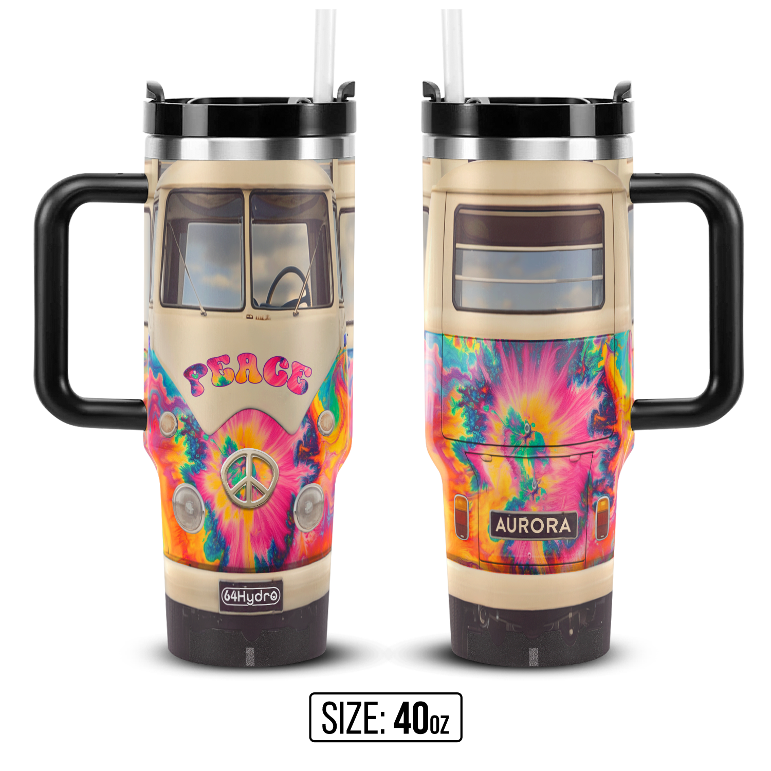 Hippie Van HHRZ21115144SR Stainless Steel Tumbler