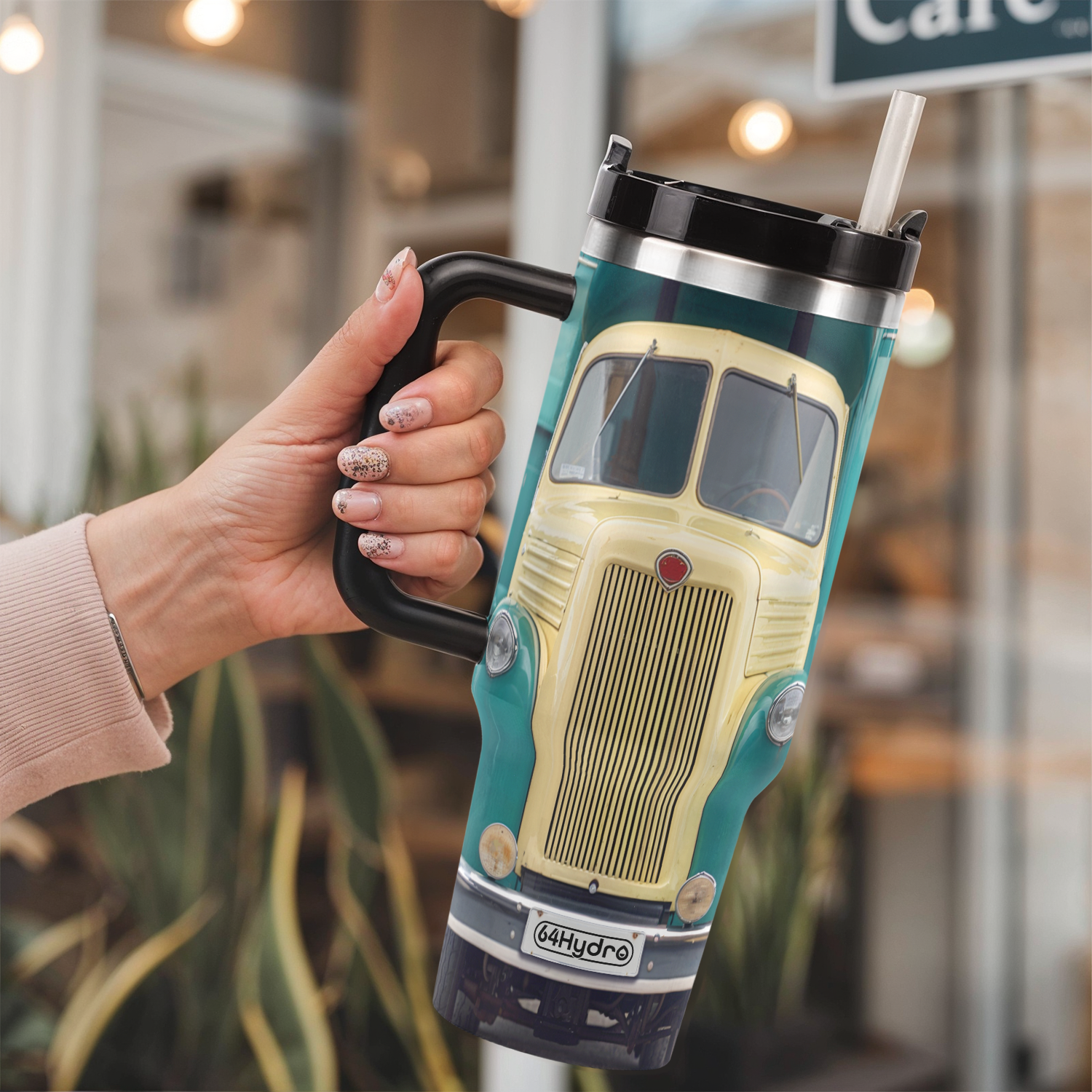 Vintage Garbage Truck ANRZ04113842GI Stainless Steel Tumbler
