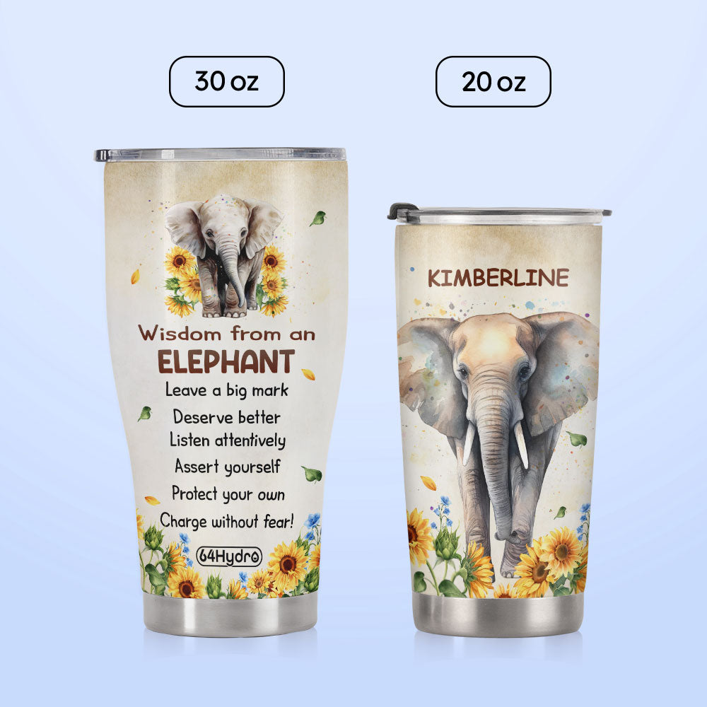 Wisdom From An Elephant DNRZ300623861 Stainless Steel Tumbler