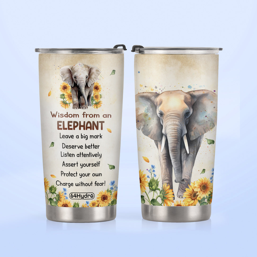 Wisdom From An Elephant DNRZ300623861 Stainless Steel Tumbler
