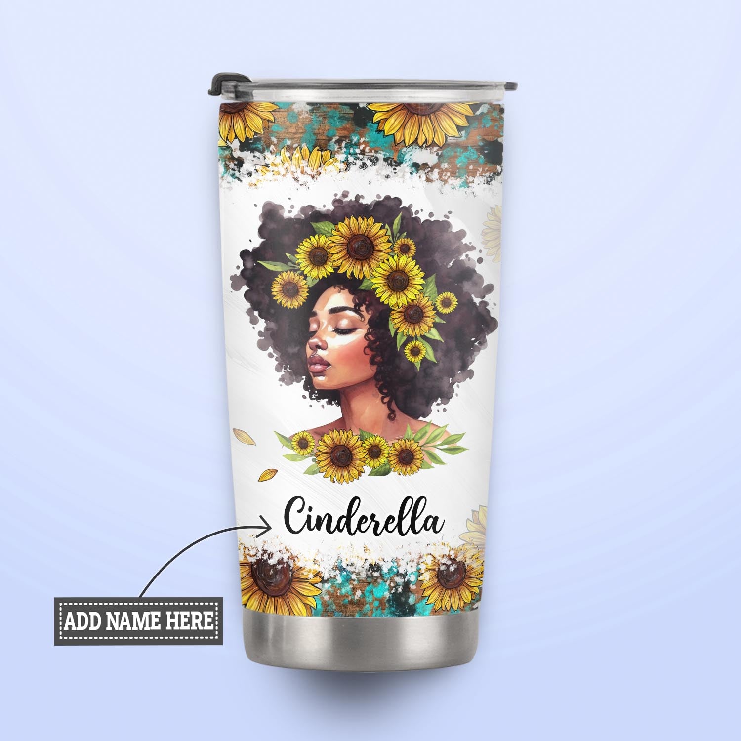 Black Woman She Is Strong Fierce Brave Full Of Fire NNRZ280623426 Stainless Steel Tumbler