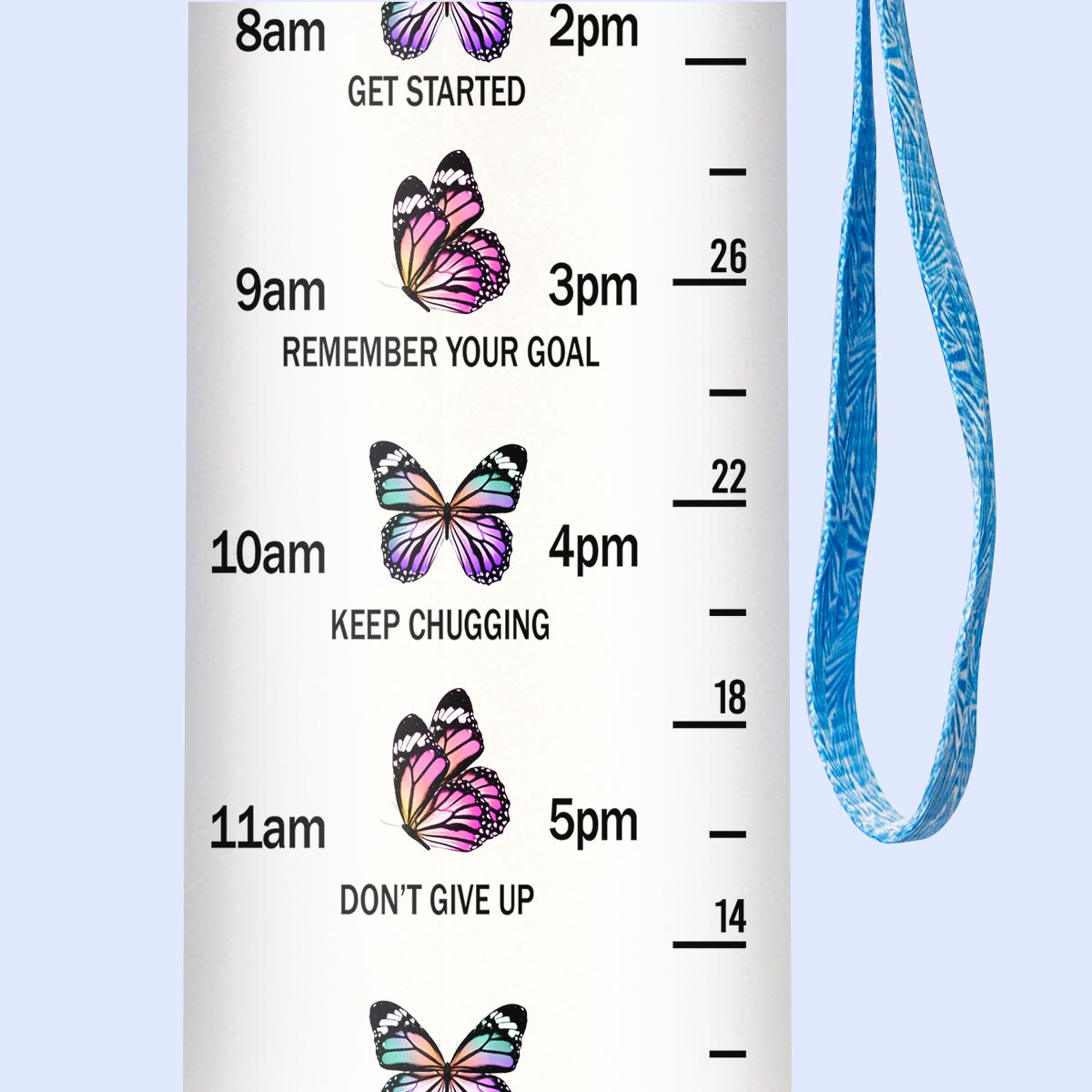 Butterfly Faith HTRZ15088800LZ Water Tracker Bottle