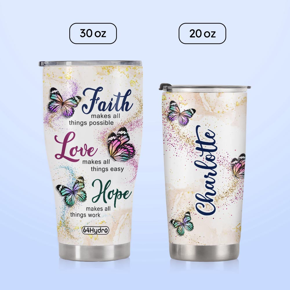 Butterfly Faith NNRZ220623981 Stainless Steel Tumbler