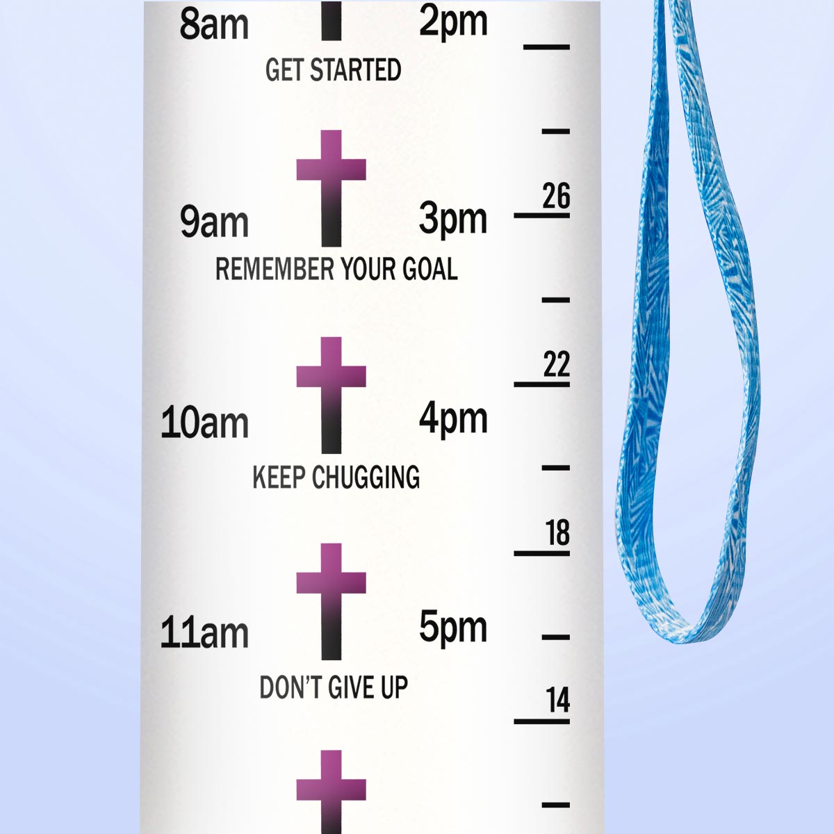 Butterfly I Can Do All Things Through Christ Who Strengthens Me Philippians 4 13 HTRZ17086963ZF Water Tracker Bottle