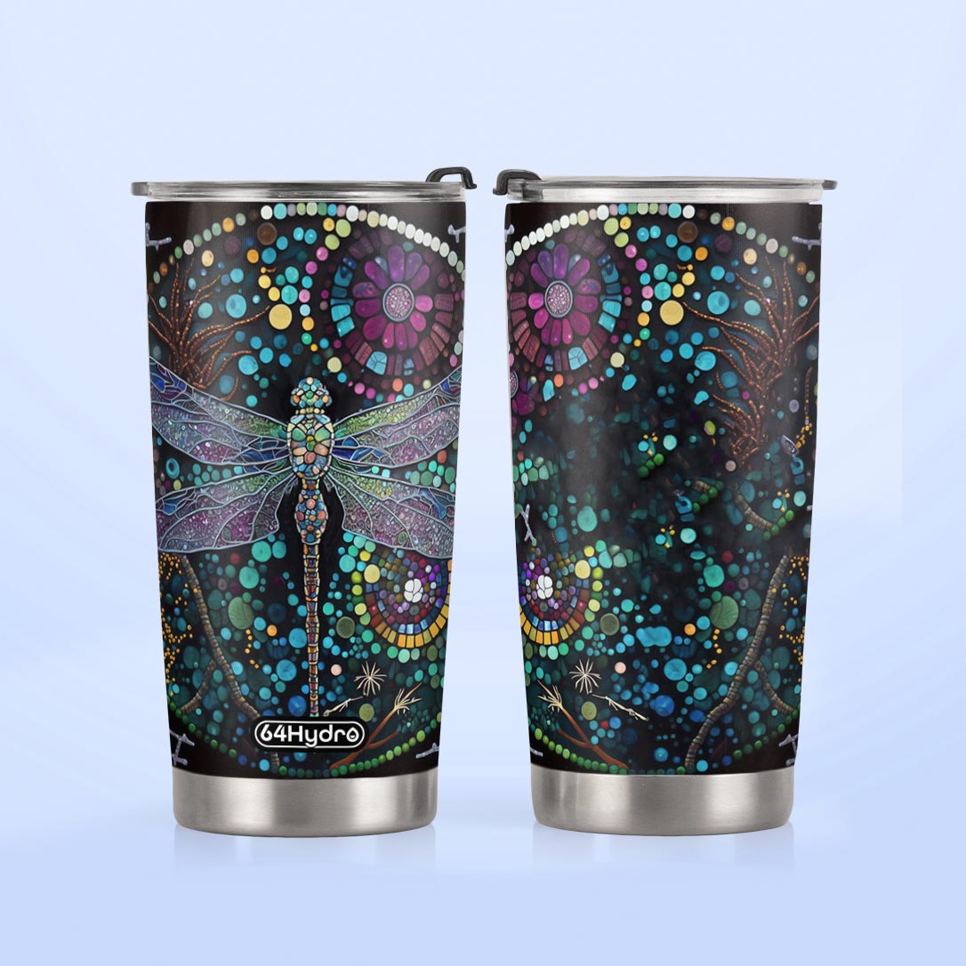 Dragonfly Colorful HTRZ07092107XP Stainless Steel Tumbler
