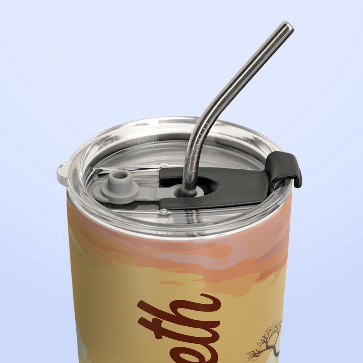 Giraffe In Savanna HTRZ14093356GT Stainless Steel Tumbler