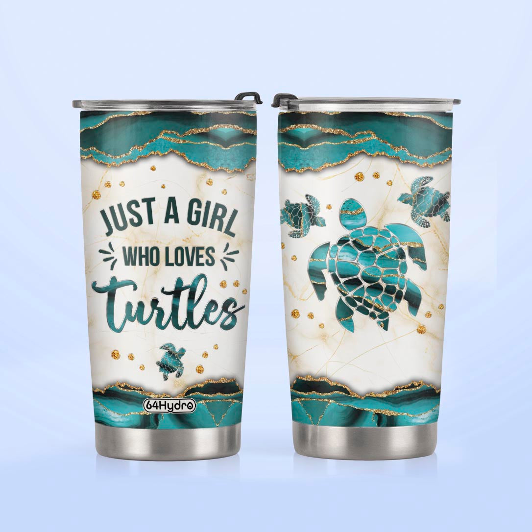 Just A Girl Who Loves Turtles NNRZ230623704 Stainless Steel Tumbler