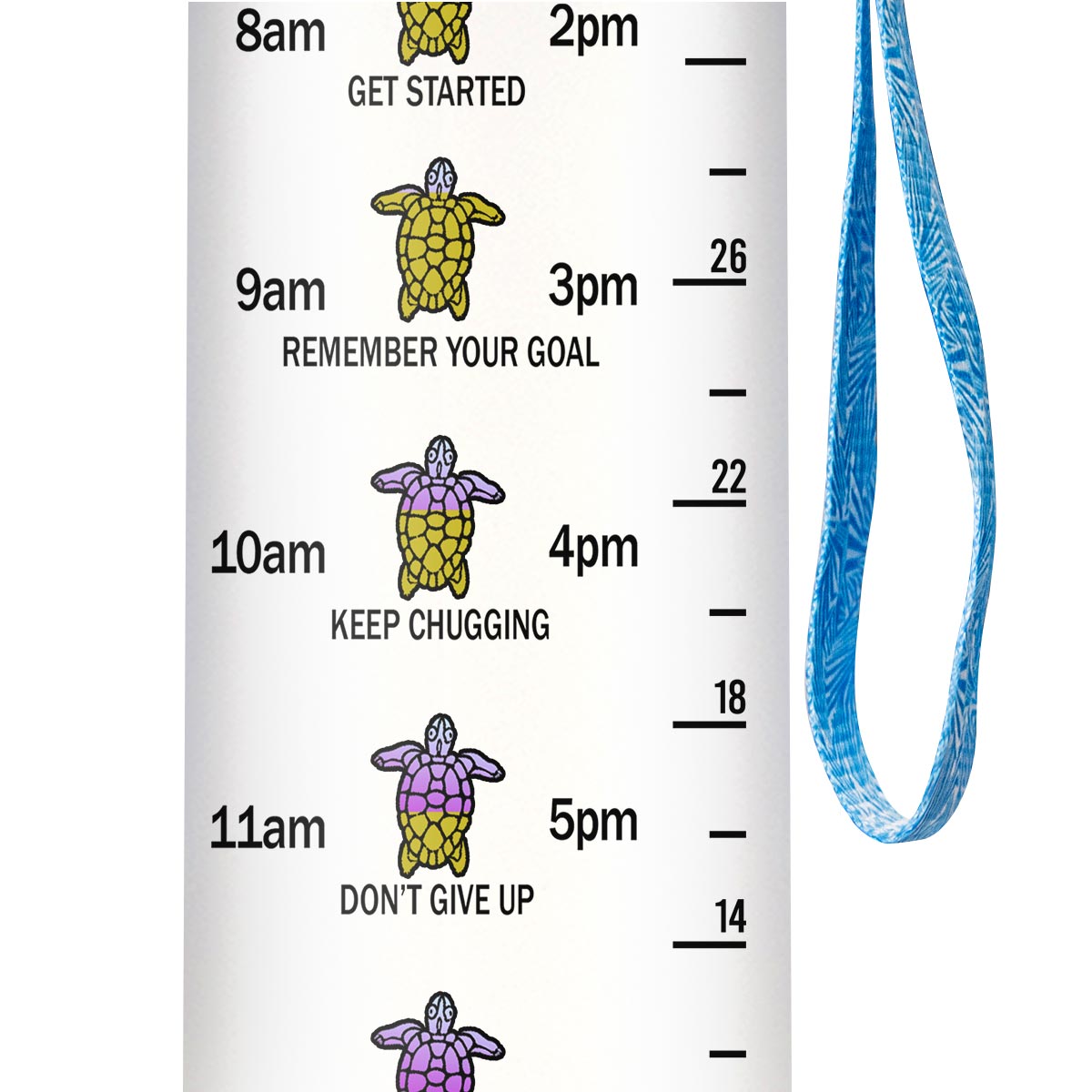 Turtle Colorful You Are My Sunshine HHRZ09086834DL Water Tracker Bottle