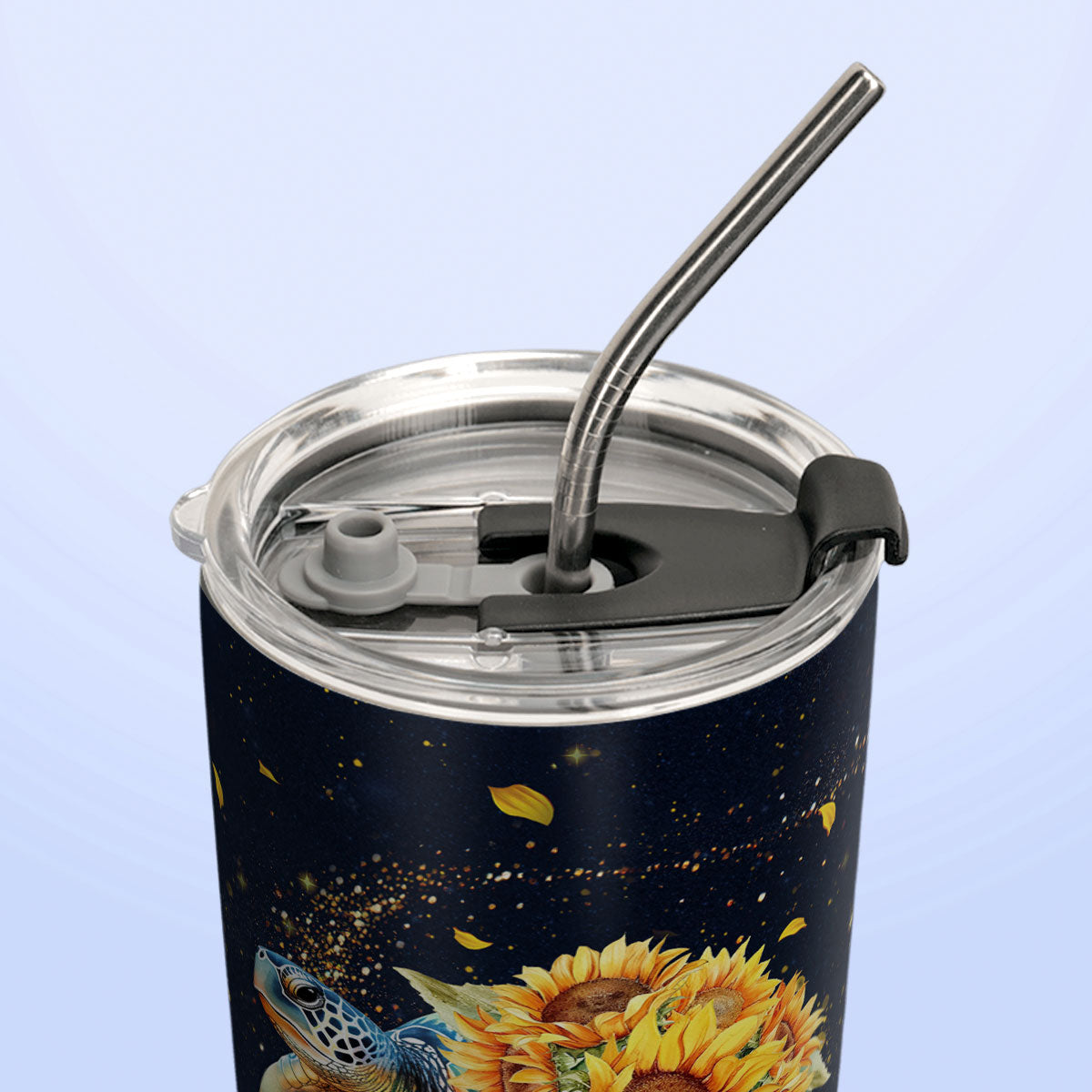 Turtle Not All Who Wander Are Lost DNRZ230623748 Stainless Steel Tumbler