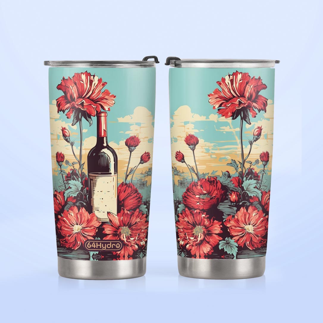 Vintage Wine HTRZ19092656HI Stainless Steel Tumbler