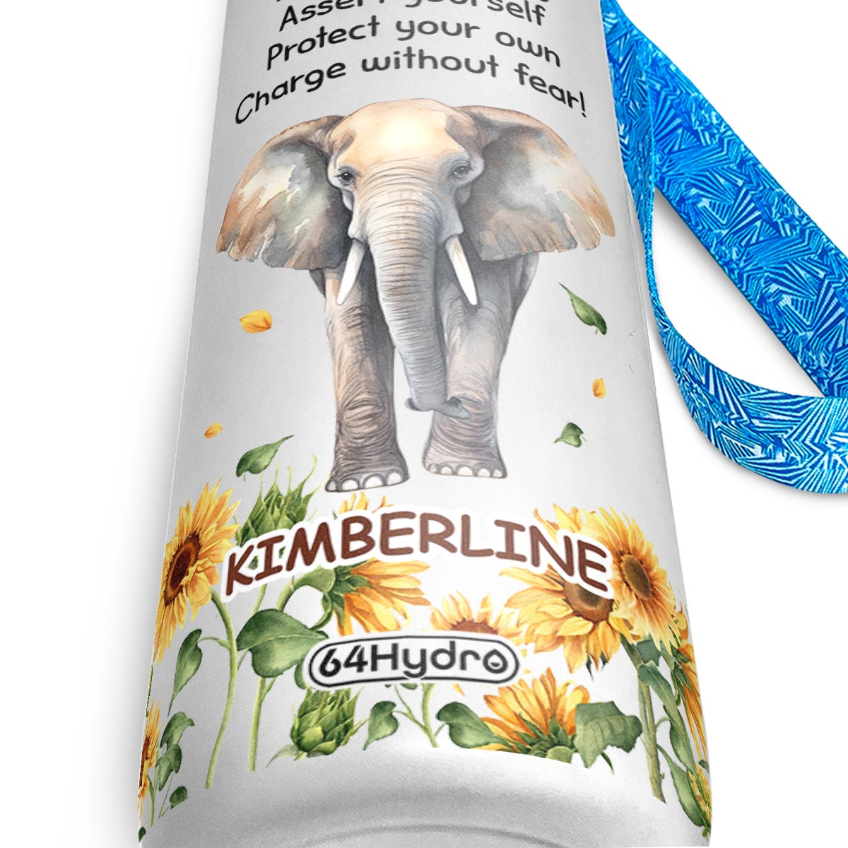 Wisdom From An Elephant HHRZ09081284LJ Water Tracker Bottle