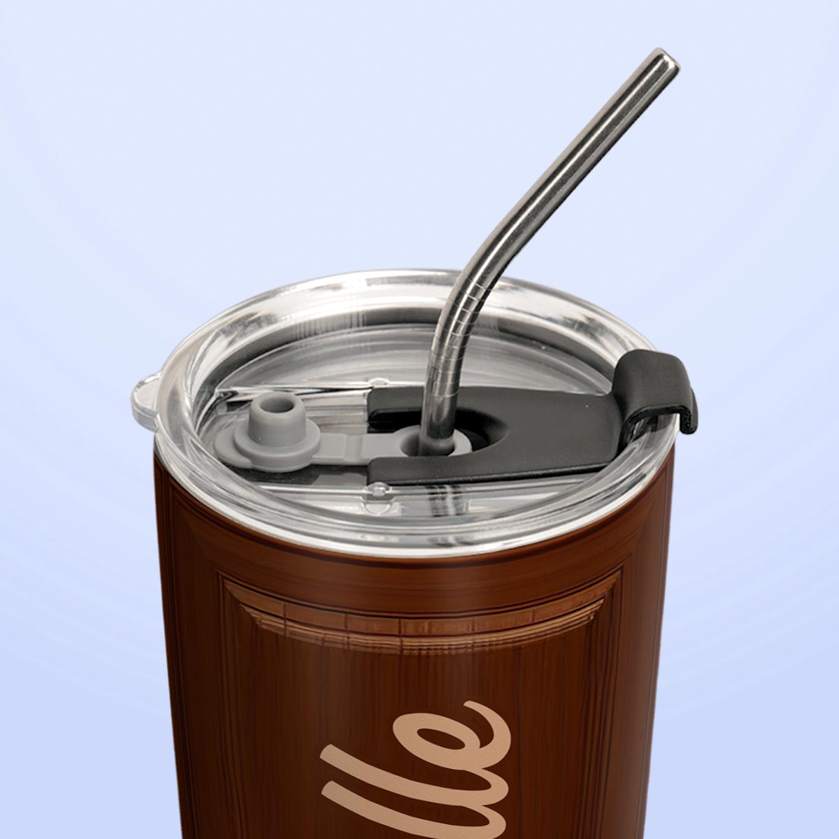 Wooden Wine Cabinet HHRZ20092630OQ Stainless Steel Tumbler