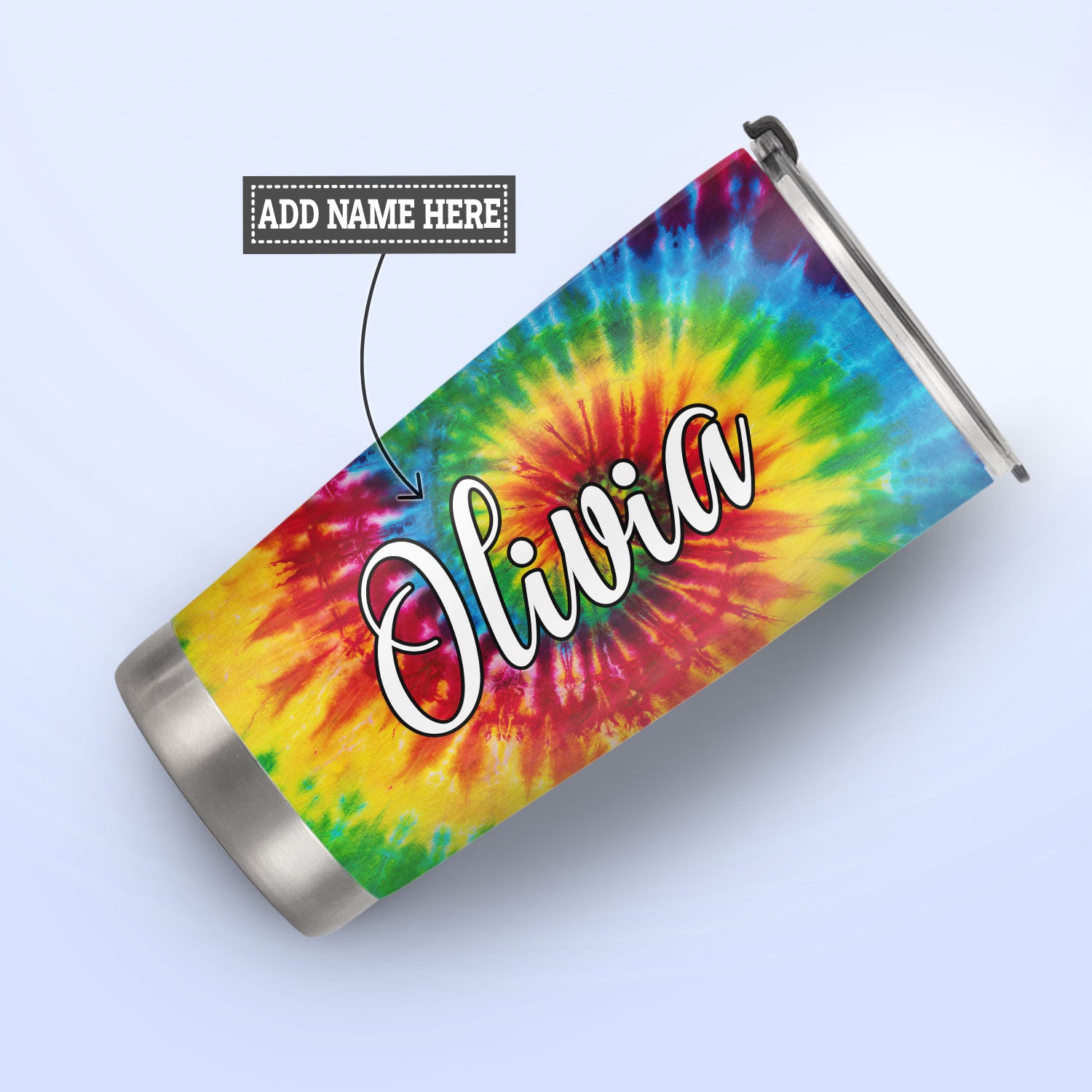 Hippie Tie Dye Tumbler KD2 HRX2511007 Stainless Steel Tumbler