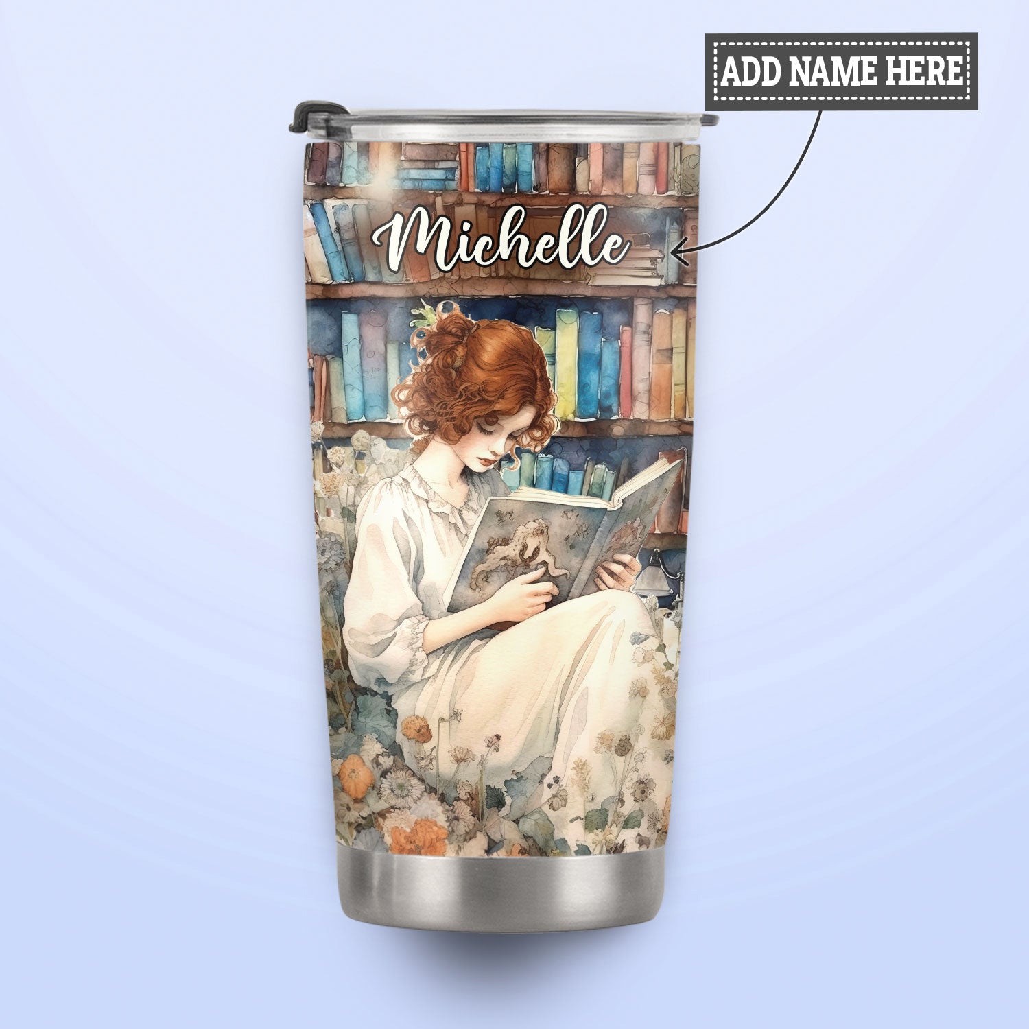 So Many Books So Little Time HHLZ270623635 Stainless Steel Tumbler