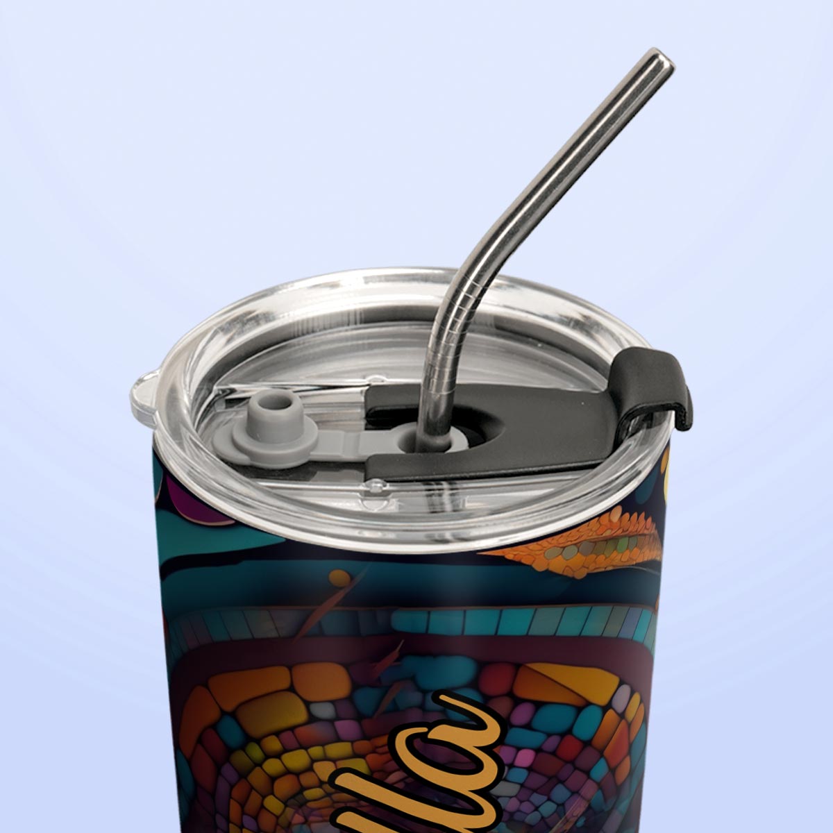 Colorful Dragonfly HTRZ07090703PM Stainless Steel Tumbler