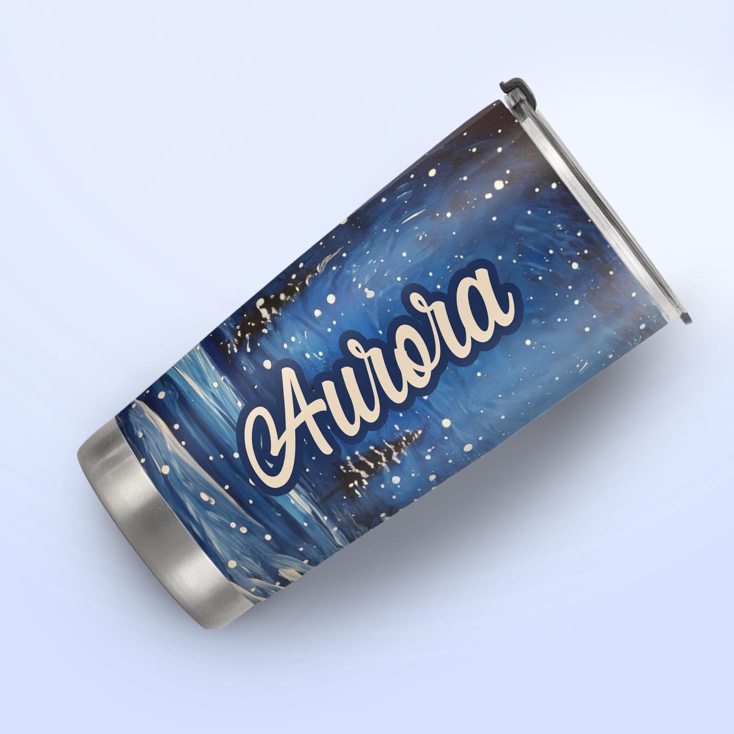 Snowman Starry Night HTRZ19097639MZ Stainless Steel Tumbler