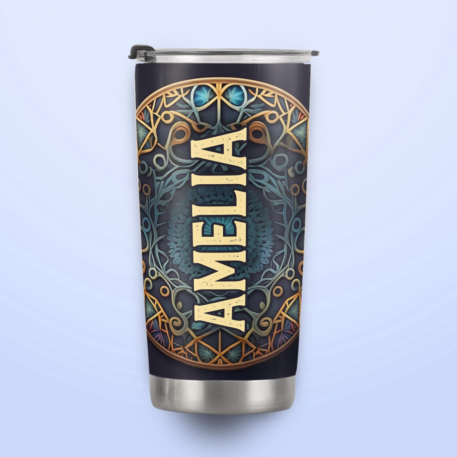Trible Colorful Giraffe HTRZ12091720GE Stainless Steel Tumbler