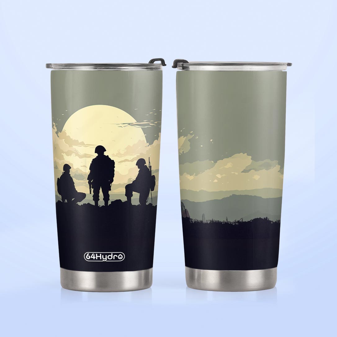 Veteran Silhouette HTRZ28081711FG Stainless Steel Tumbler