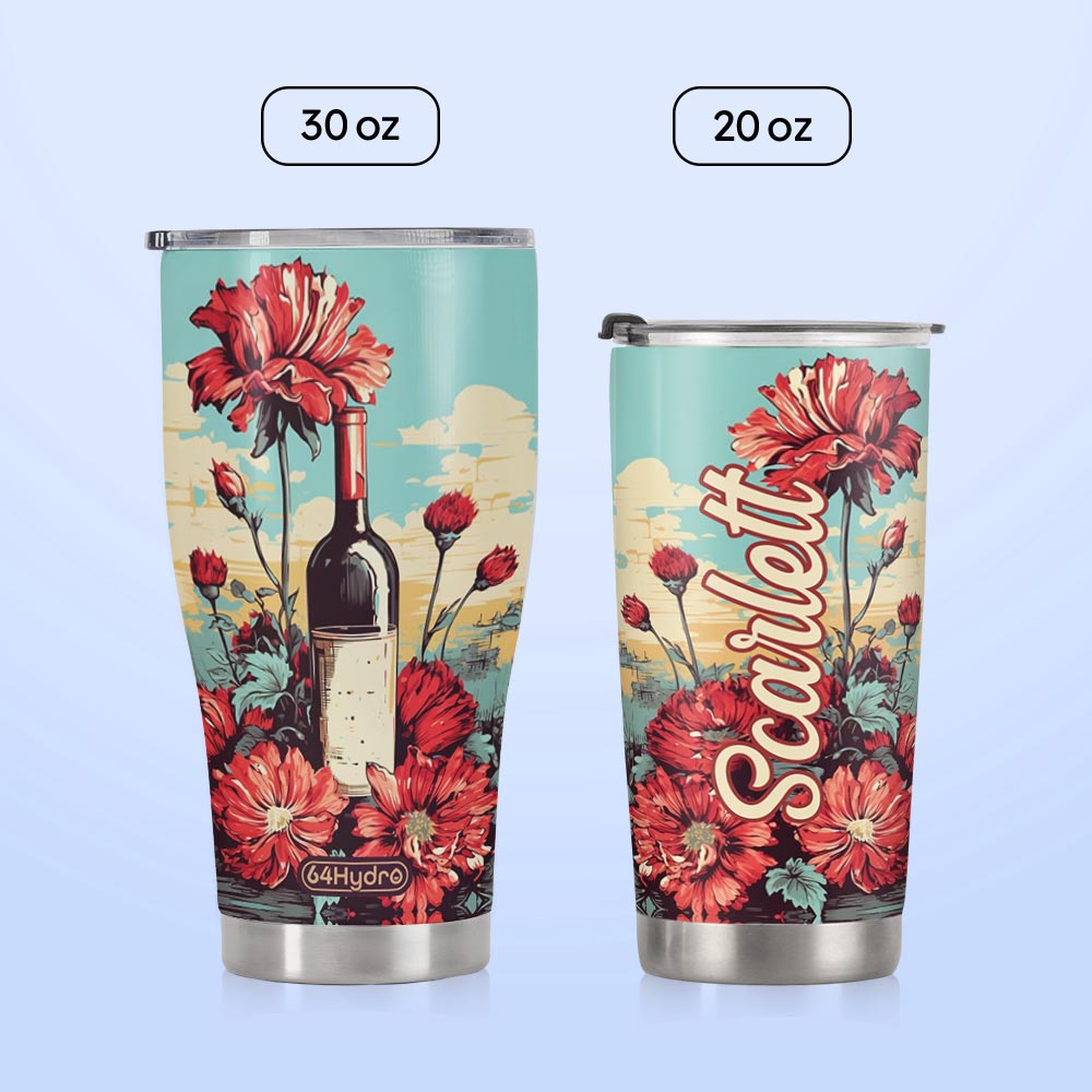 Vintage Wine HTRZ19092656HI Stainless Steel Tumbler