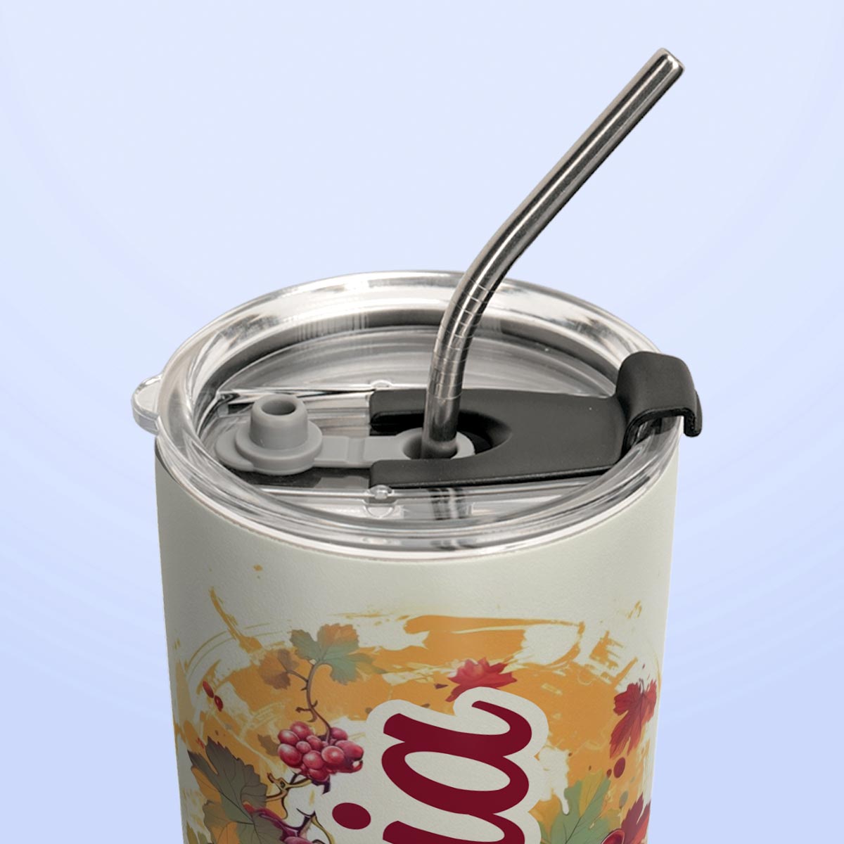 Wine Barrel Grapes HTRZ19091298AO Stainless Steel Tumbler