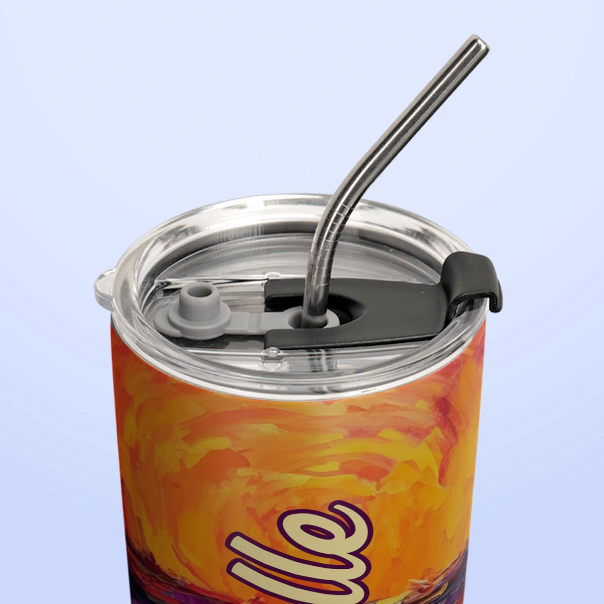 Wine Glass Painting HTRZ19091821JH Stainless Steel Tumbler
